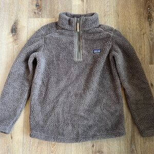 Patagonia Kids Cozy Brown Fleece Pullover